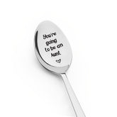 New Aunt Gifts First Time Christmas Gifts for Aunt Spoon Pregnancy Reveal Gift Gifts for Auntie Aunt Birthday Gifts for Aunty Auntie Engraved Spoon Pregnancy Announcement for Aunt